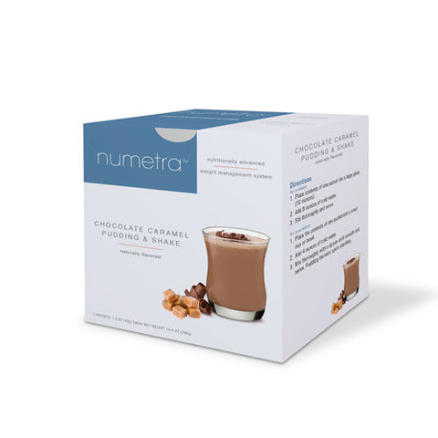 Numetra - Chocolate Caramel Pudding Shake - 1 Box