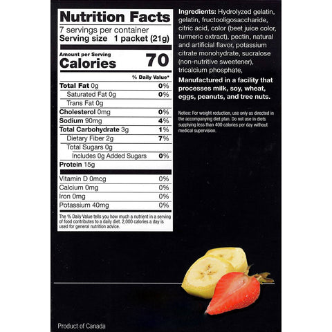 Proti Fit Strawberry Banana Gelatin Dessert Mix