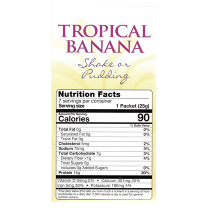 Tropical Banana Pudding Shake