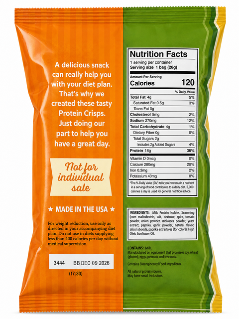 Health Wise Barbecue Protein Crisps