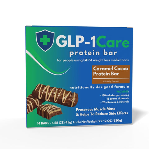 GLP-1Care Caramel Cocoa Bars