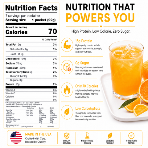 Proti Fit Orange Drink Powder Box