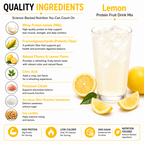 Proti Fit Lemon Drink Powder Mix