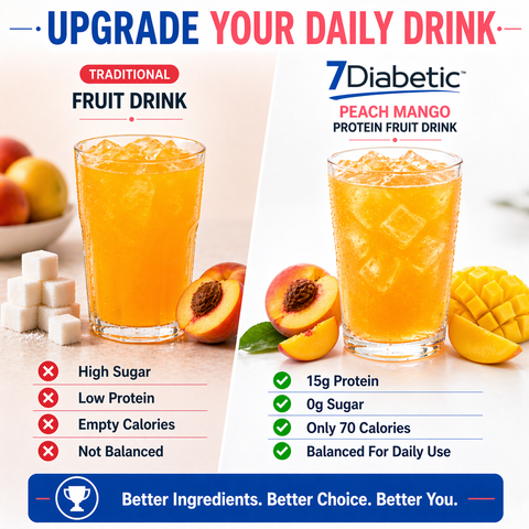 7Diabetic - Peach Mango Fruit Drink