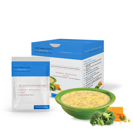 New Direction Cheesy Broccoli Soup