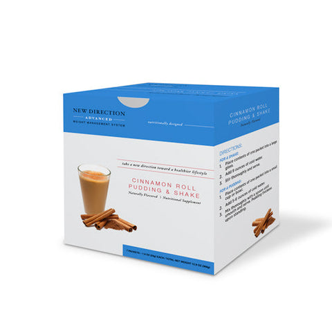 New Direction Cinnamon Roll Pudding Shake