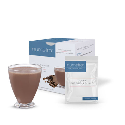 Numetra - Mocha Pudding Shake - 1 Box