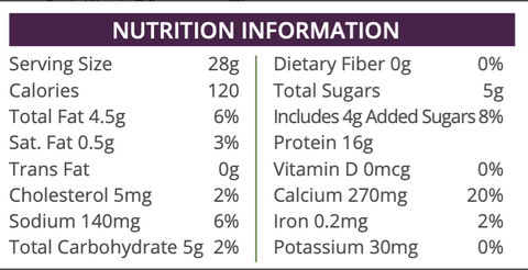 7 Bag Pack Fit Wise Salted Caramel Protein Crisps