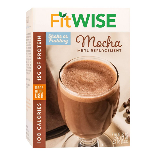 100 Calorie Mocha Meal Replacement Pudding Shake