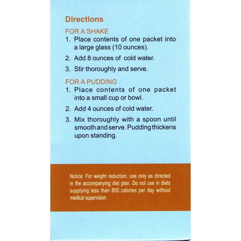 DPTG Mocha Pudding-Shake (Aspartame Free)