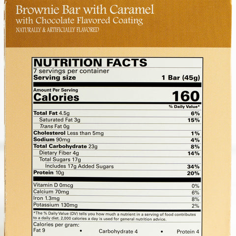 DPTG Brownie Bar with Caramel Layer 10g Bar