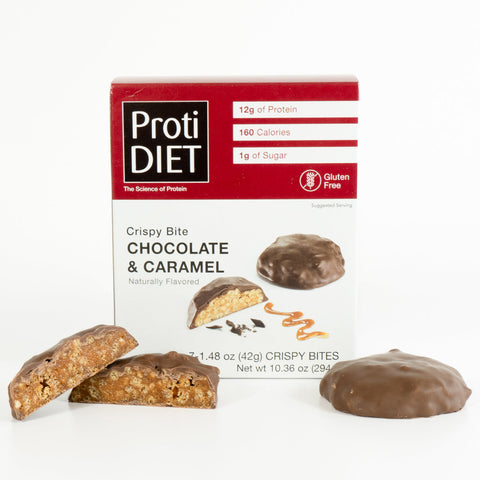 Chocolate & Caramel Crispy Bites